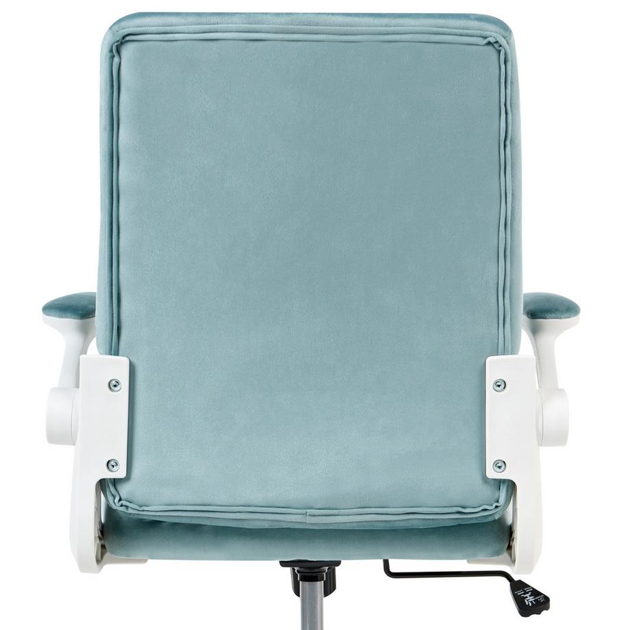 Beliani Chaise de bureau en Velours Scandinave DANDY  