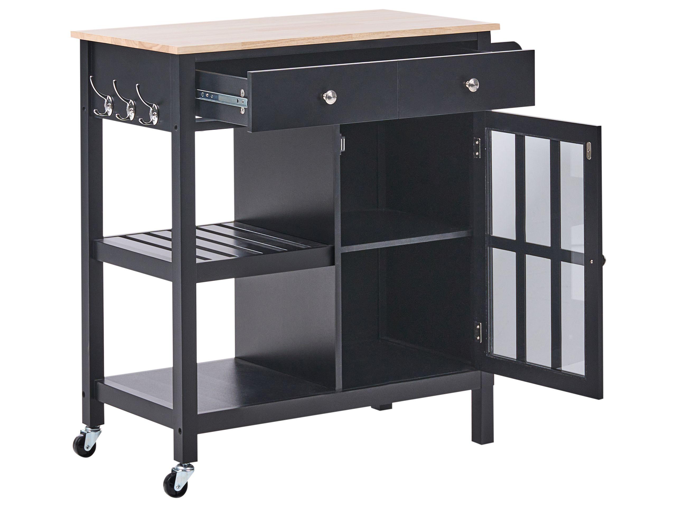 Beliani Chariot de cuisine en MDF Scandinave GENOA  