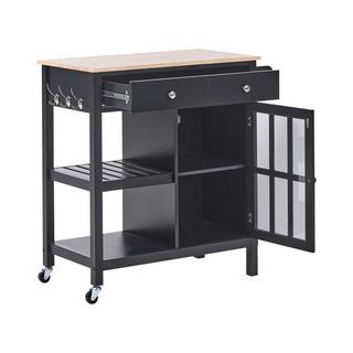 Beliani Chariot de cuisine en MDF Scandinave GENOA  