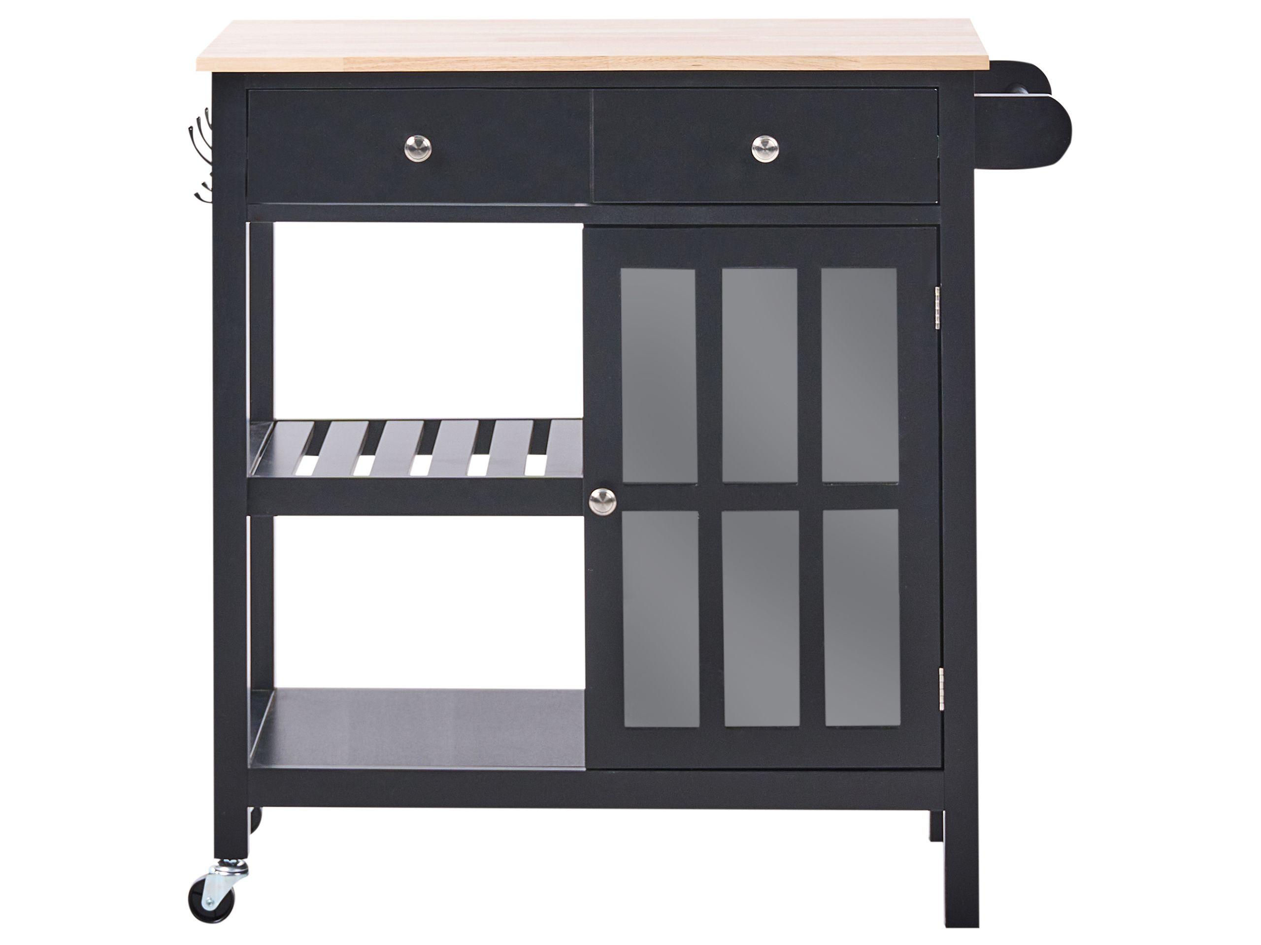 Beliani Chariot de cuisine en MDF Scandinave GENOA  