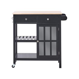 Beliani Chariot de cuisine en MDF Scandinave GENOA  