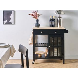 Beliani Chariot de cuisine en MDF Scandinave GENOA  