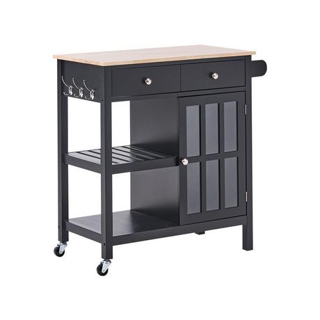 Beliani Chariot de cuisine en MDF Scandinave GENOA  