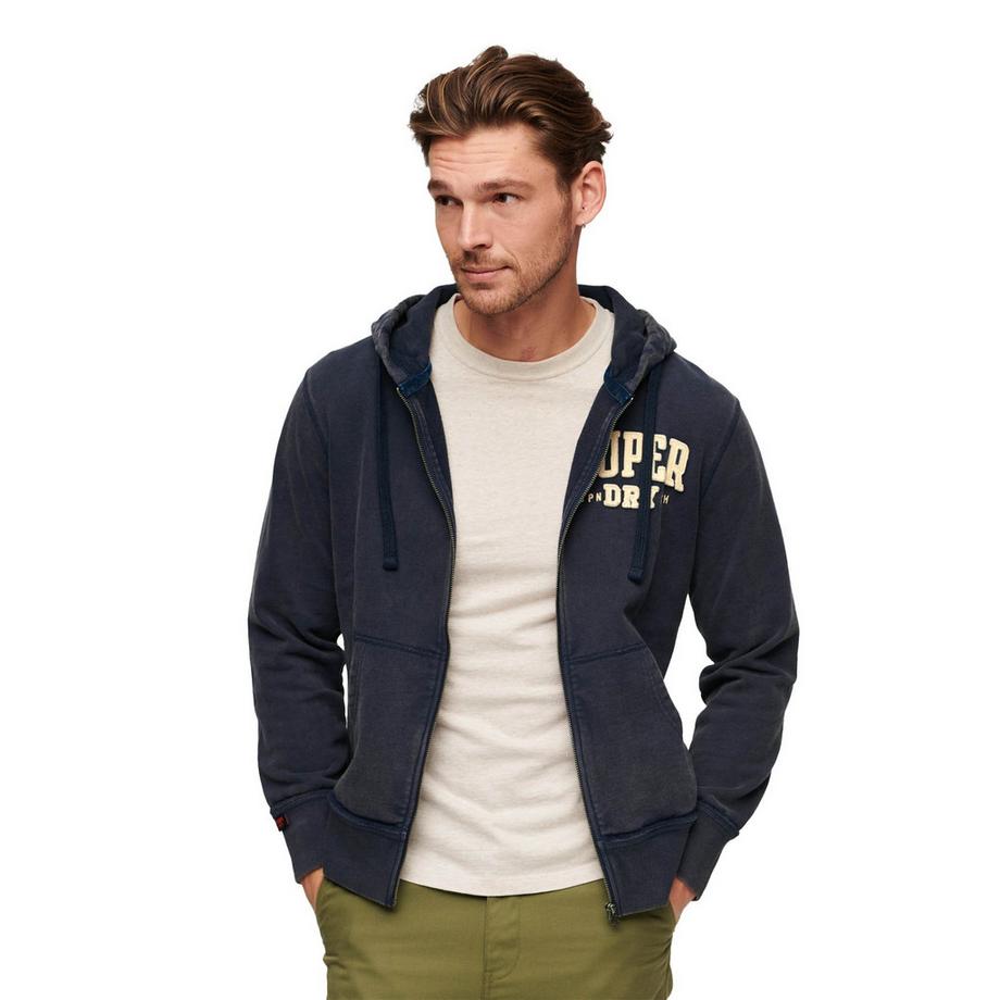 Superdry Vintage Athletic Zip Hoodie  