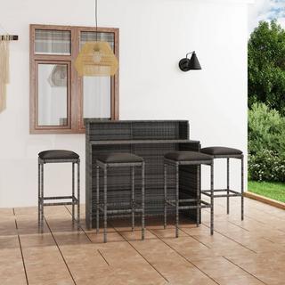 VidaXL Garten-bar set poly-rattan  