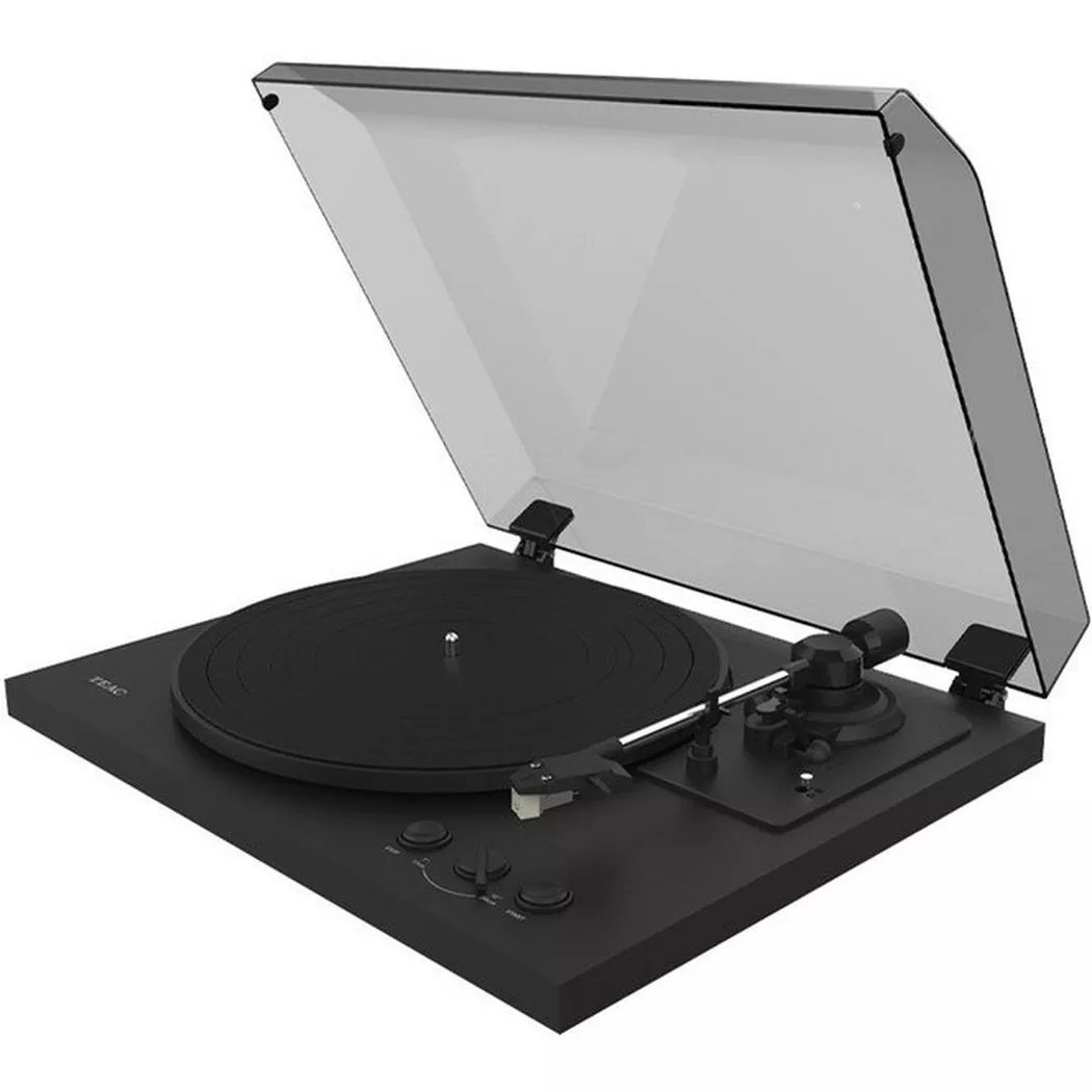 TEAC TN-175-B Belt-drive audio turntable Black Fully automatic