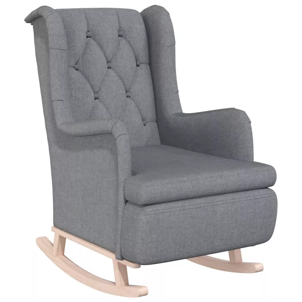 VidaXL - Fauteuil tissu, One Size, Argent