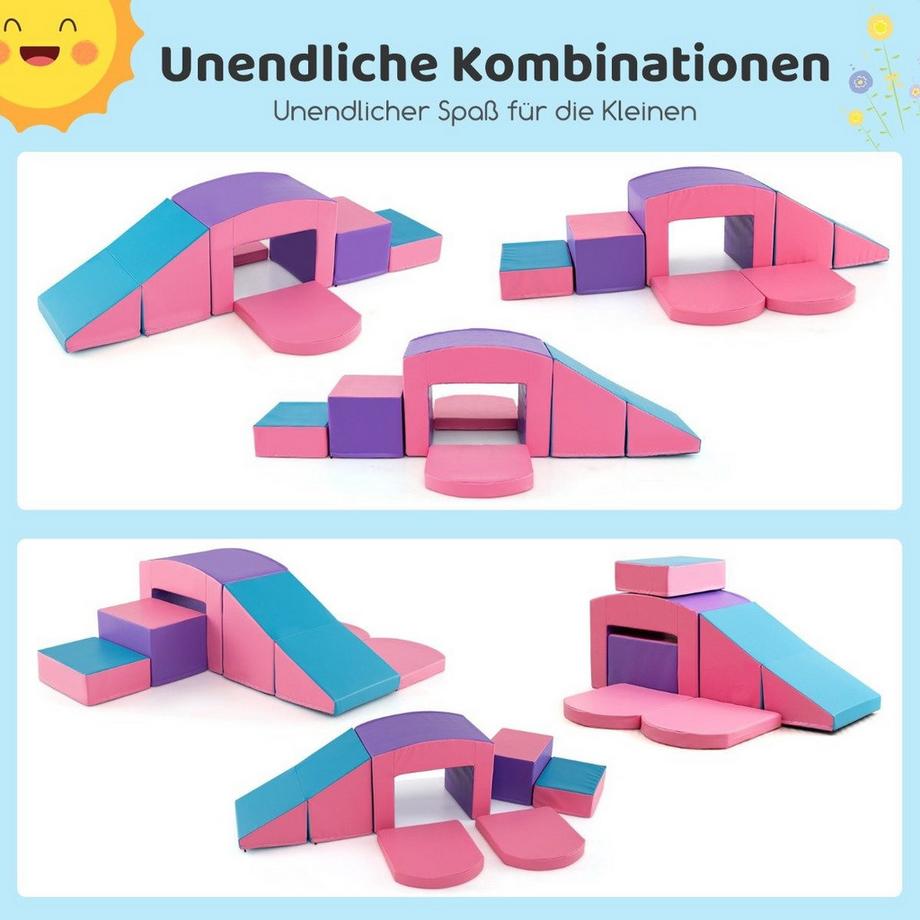 Northix  Schaumstoff-Kletterblöcke-Set für Kleinkinder 