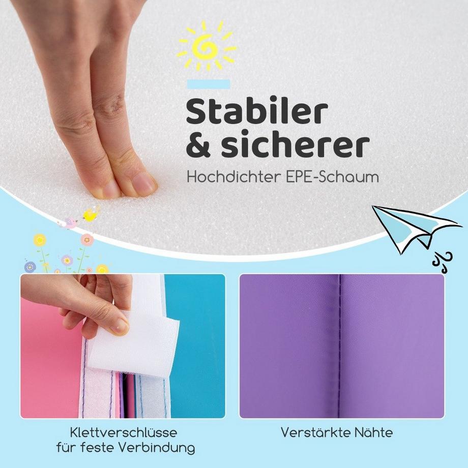 Northix  Schaumstoff-Kletterblöcke-Set für Kleinkinder 