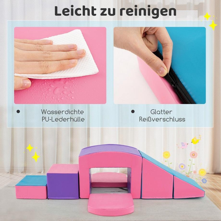 Northix  Schaumstoff-Kletterblöcke-Set für Kleinkinder 