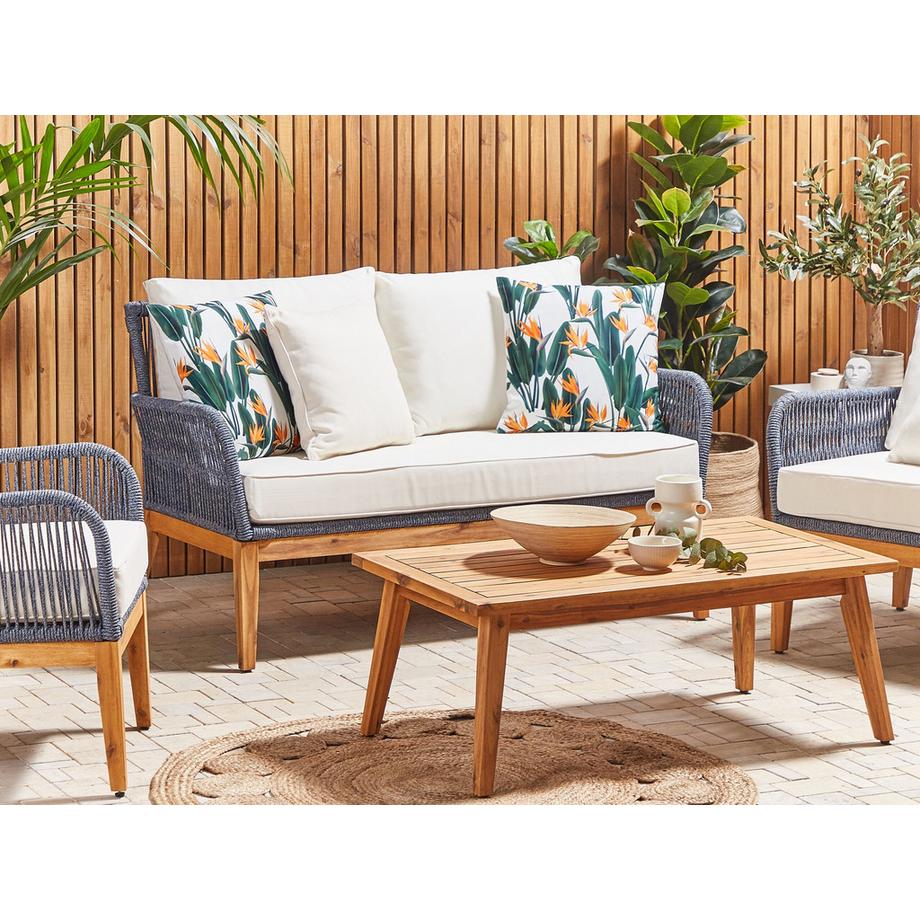 Beliani Lot de 2 coussins d'extérieur en Polyester  TSOTYLI  