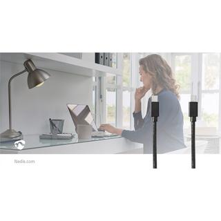 Nedis  Cavo Mini DisplayPort | DisplayPort 1.4 | Mini DisplayPort Hane | Mini DisplayPort Hane | 48 Gbps | Nickelplaterad | 2,00 m | Rotondo | PVC | Svart | Blister 