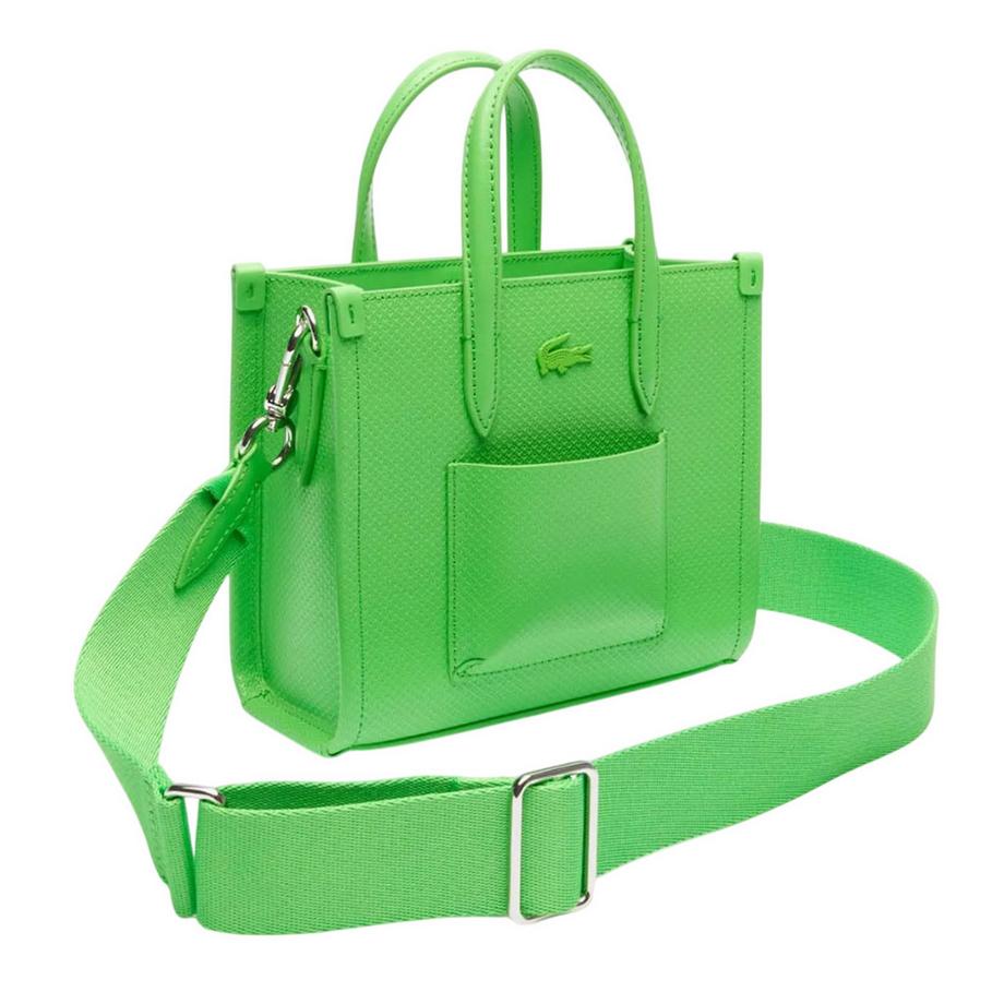 LACOSTE Chantaco Mini Borsa Tote in Pelle  