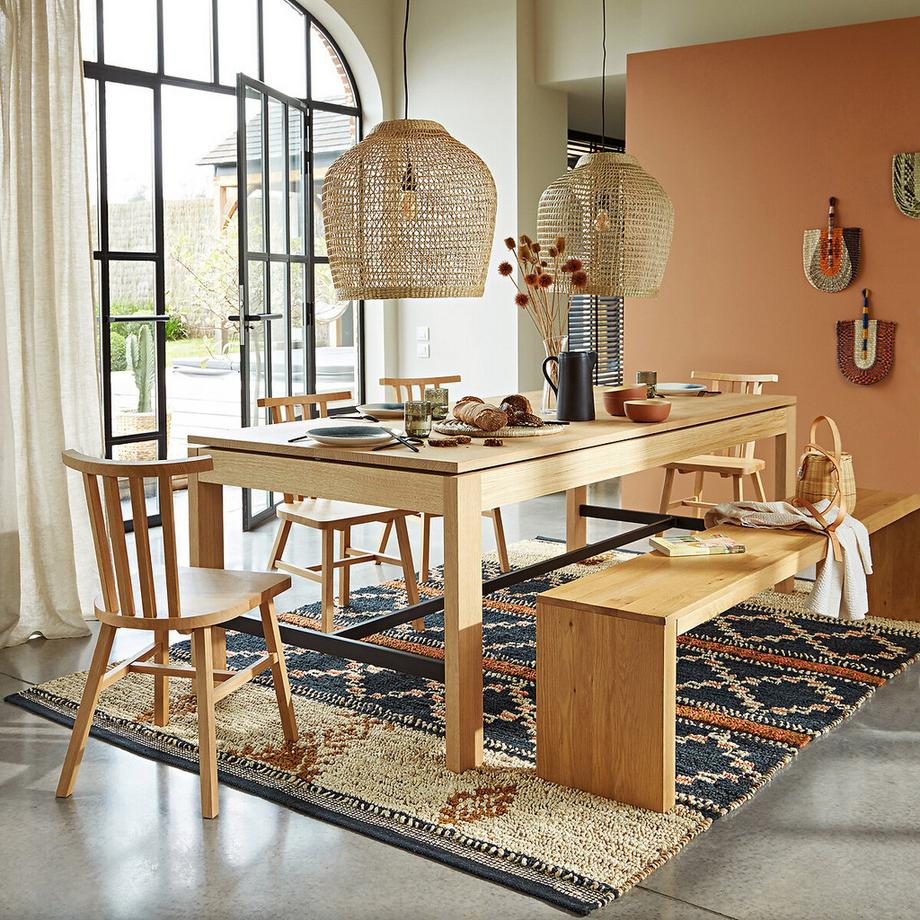 La Redoute Intérieurs Sitzbank aus massiver Eiche  