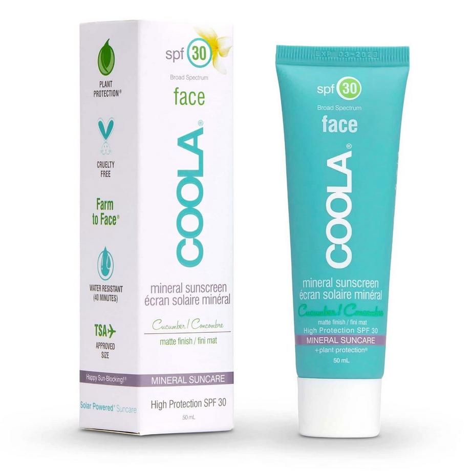 Coola  Mineral Gesicht Sonnenschutz Lotion Gurke Matt SPF30 