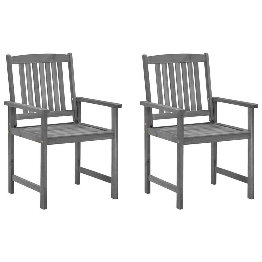 VidaXL Chaise de jardin bois d'acacia  