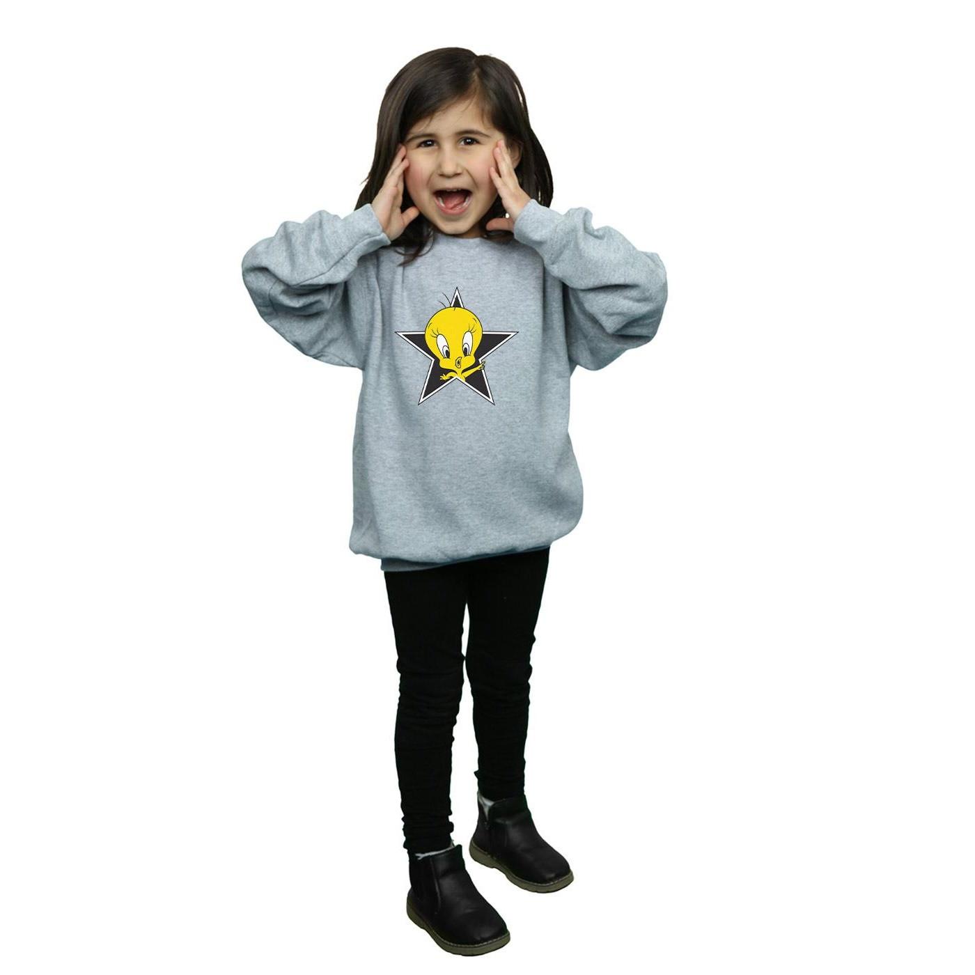 LOONEY TUNES  Tweety Pie Star Sweatshirt 