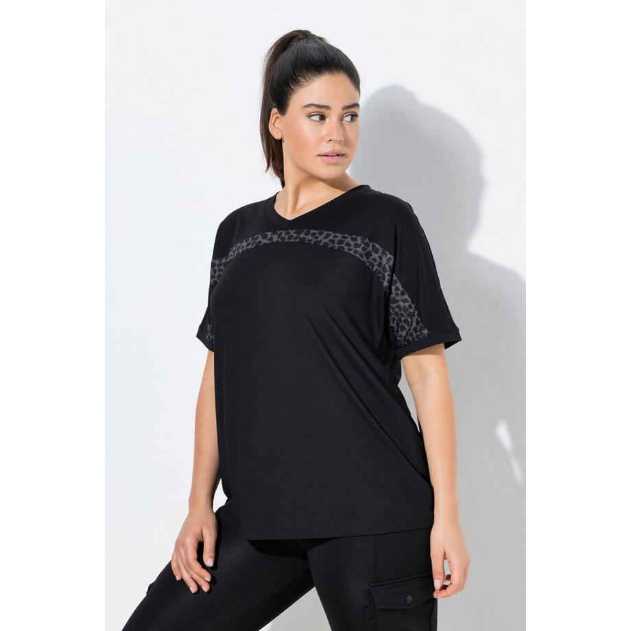 Ulla Popken Maglia funzionale Stampa Leopardata  