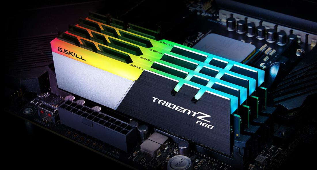 G.Skill  Trident Z F4-3200C16Q-64GTZN memoria 64 GB 4 x 16 GB DDR4 3200 MHz 