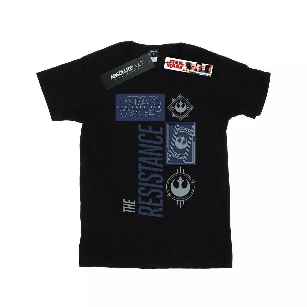 STAR WARS - The Last Jedi Resistance TShirt, für Damen, Schwarz, Größe S