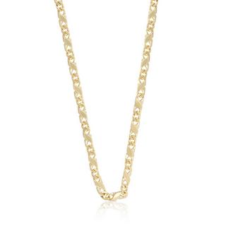 MUAU Schmuck  Collier Carrera Gelbgold 375, 4mm, 60cm 