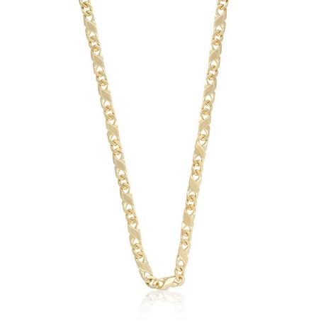 MUAU Schmuck  Collier Carrera Gelbgold 375, 4mm, 60cm 