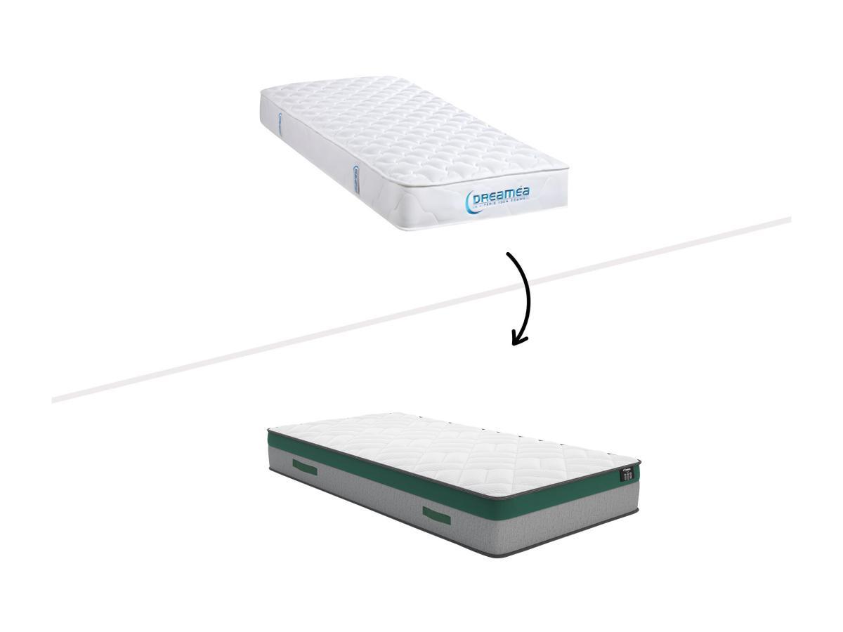 DREAMEA Matelas ressorts ensachés ép PRESTIGE de DREAMEA  