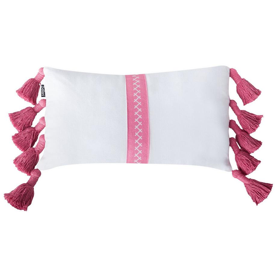 Beliani Dekokissen 2er Set aus Baumwolle Boho LOVELY  