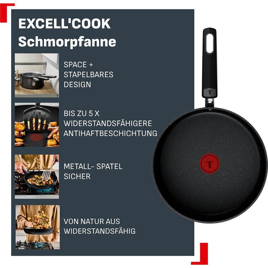 Tefal Schmorpfanne mit Deckel  