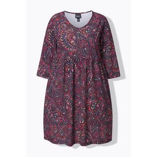 Ulla Popken Longshirt Paisley Linea ad A Maniche 3/4  