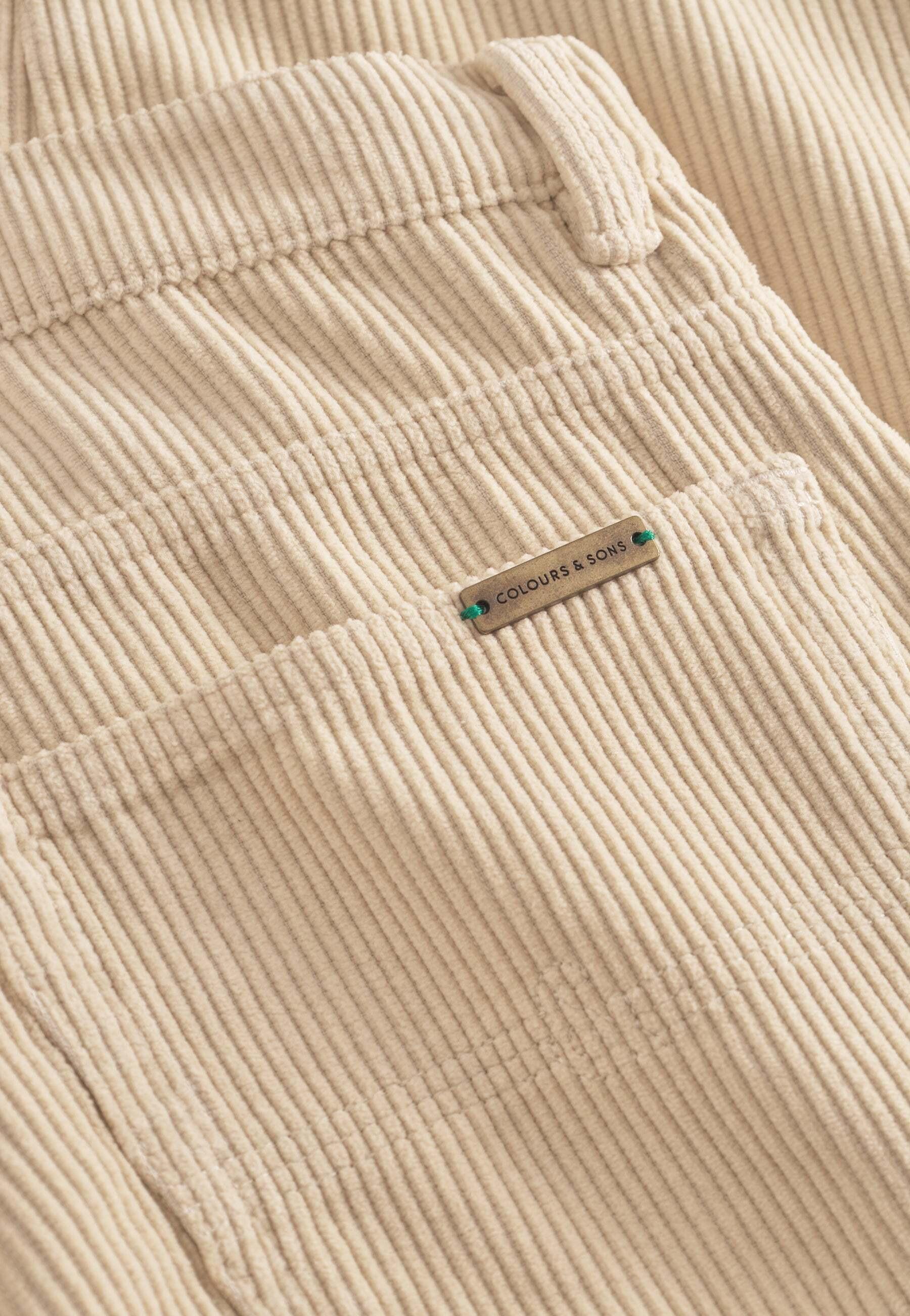 Colours & Sons Cargo Corduroy Cropped Hose  