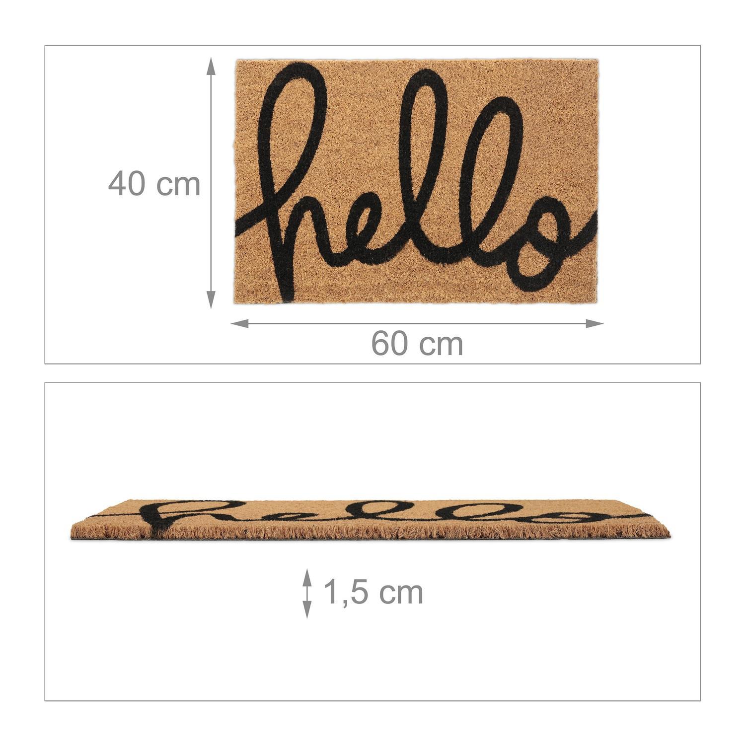 B2X Zerbino in fibra di cocco "ciao"  