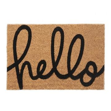 Fußmatte Kokosfaser "Hallo"