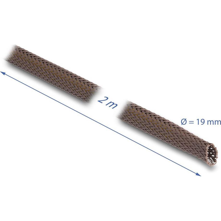 DeLock  tuyau tressé résistant aux rongeurs 