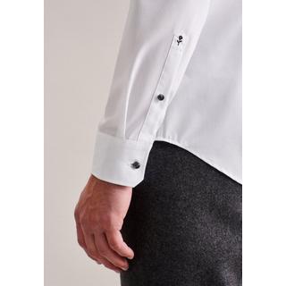 Seidensticker  Business Hemd Slim Fit Langarm Uni 