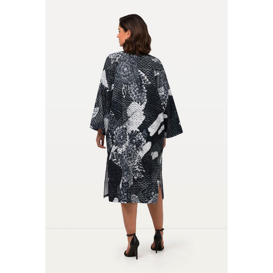 Ulla Popken Robe Imprimée Oversize Col V  