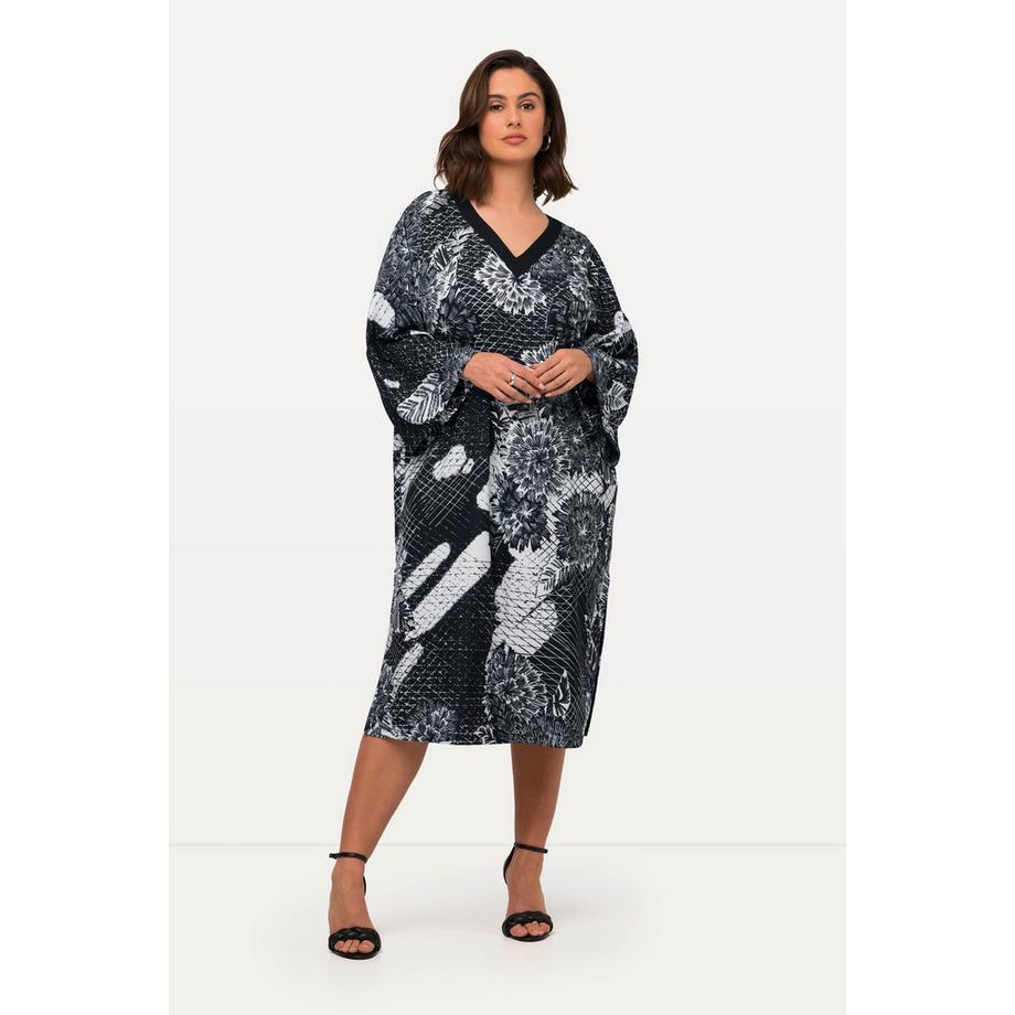 Ulla Popken Robe Imprimée Oversize Col V  
