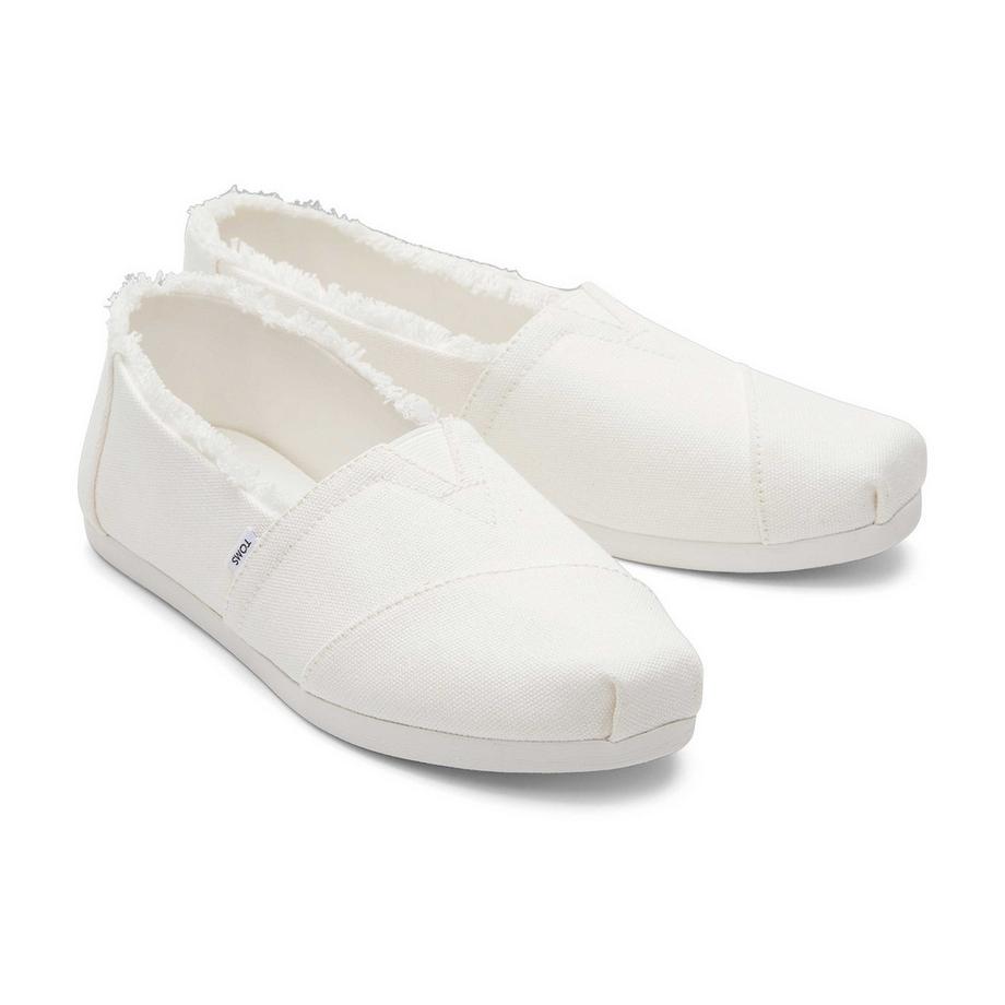 TOMS Alpargata Leinen Espadrilles mit Fransen  