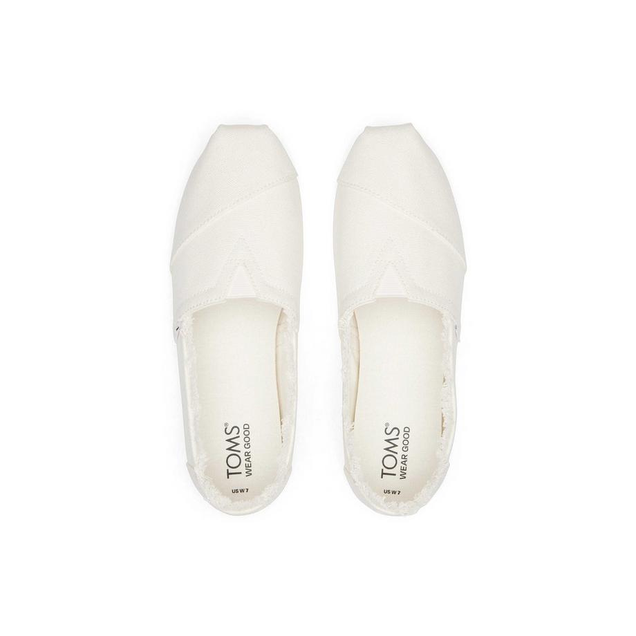 TOMS Alpargata Leinen Espadrilles mit Fransen  