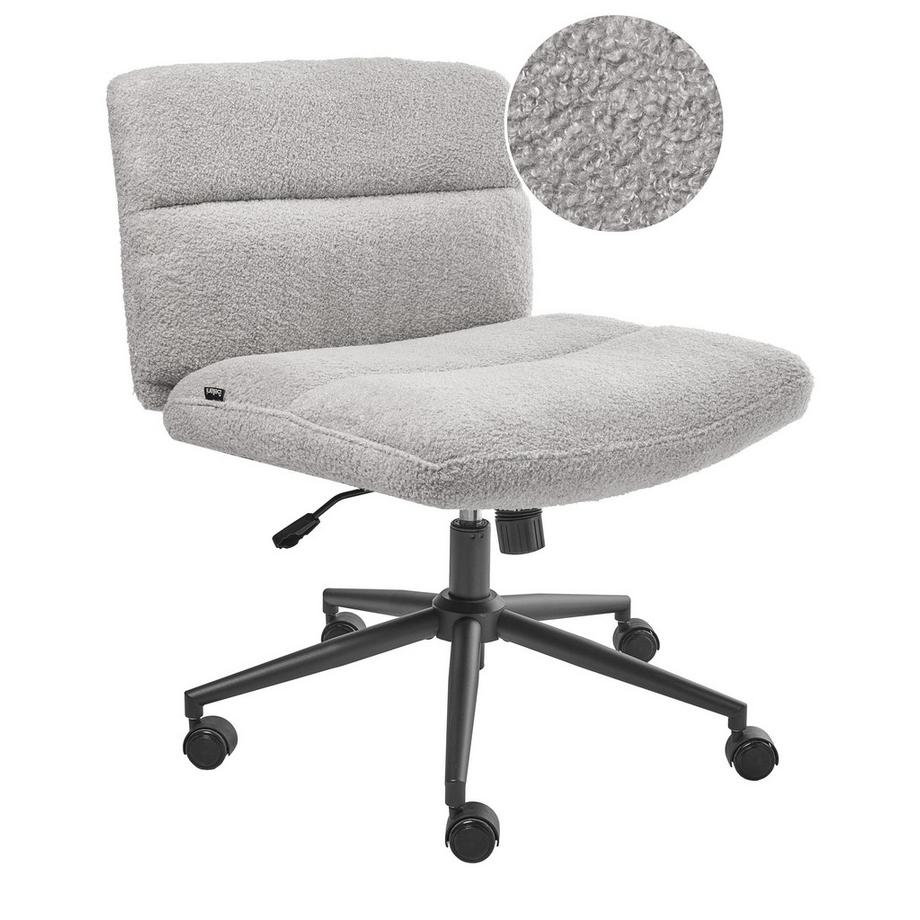 Chaise de bureau en Bouclé  CATLIN