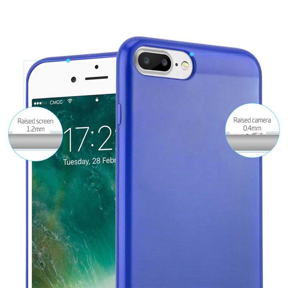 Cadorabo  Hülle für Apple iPhone 7 PLUS  7S PLUS  8 PLUS TPU Silikon im Brushed Design 