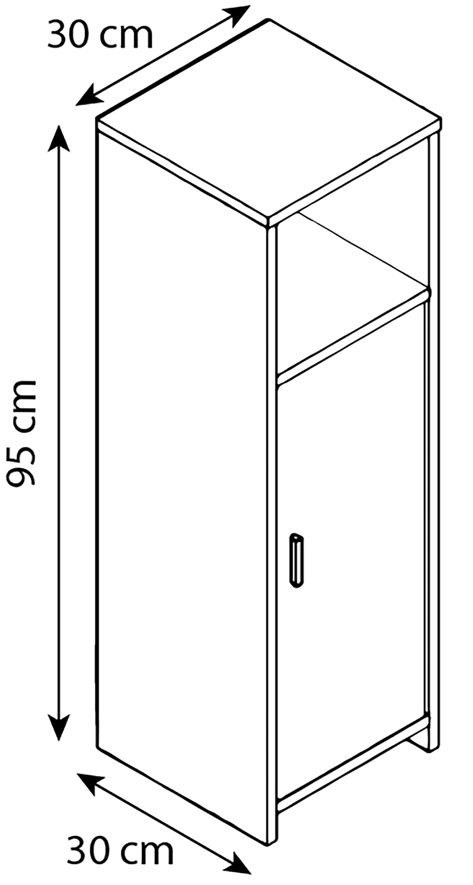 VCM Armoire de salle de bains Zalo L  