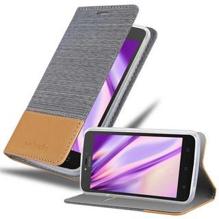 Cadorabo  Housse compatible avec Motorola MOTO C PLUS - Coque de protection avec fermeture magnétique, fonction de support et compartiment pour carte 