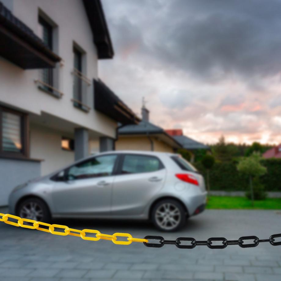 Northix Catena di barriera in nero e giallo  