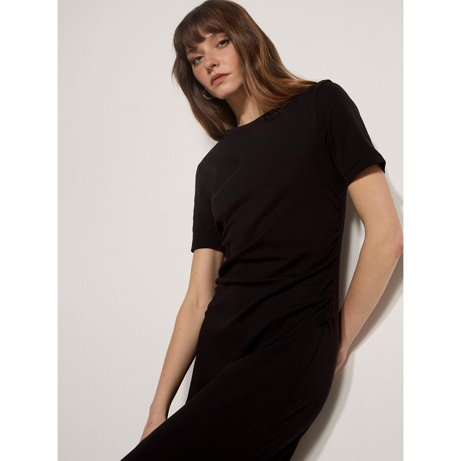 APRICOT Maxikleid aus Jersey mit Rüschen  