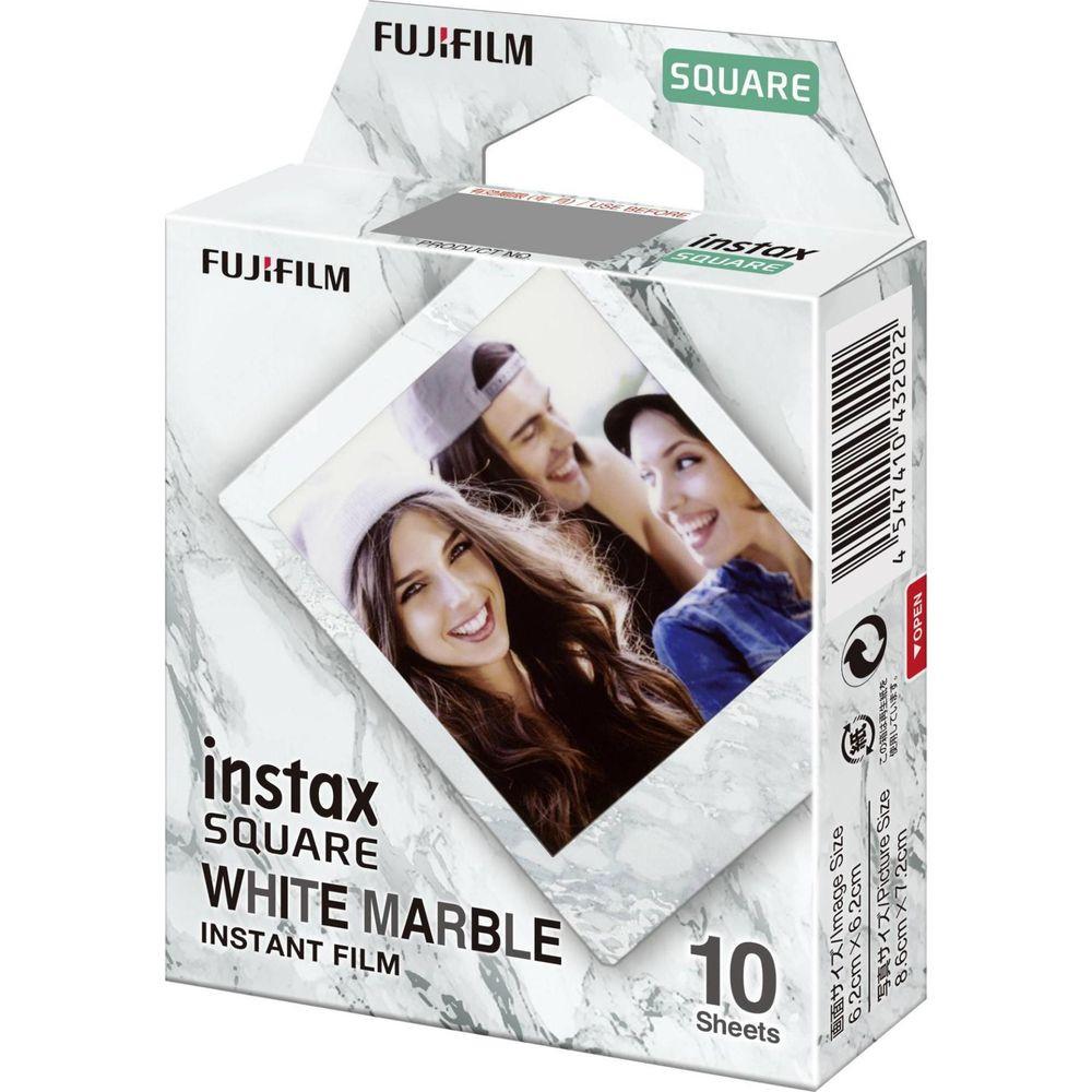 FUJIFILM  Fujifilm SQUARE 'White Marble' pellicola per istantanee 10 pz 76,2 x 50,8 mm 