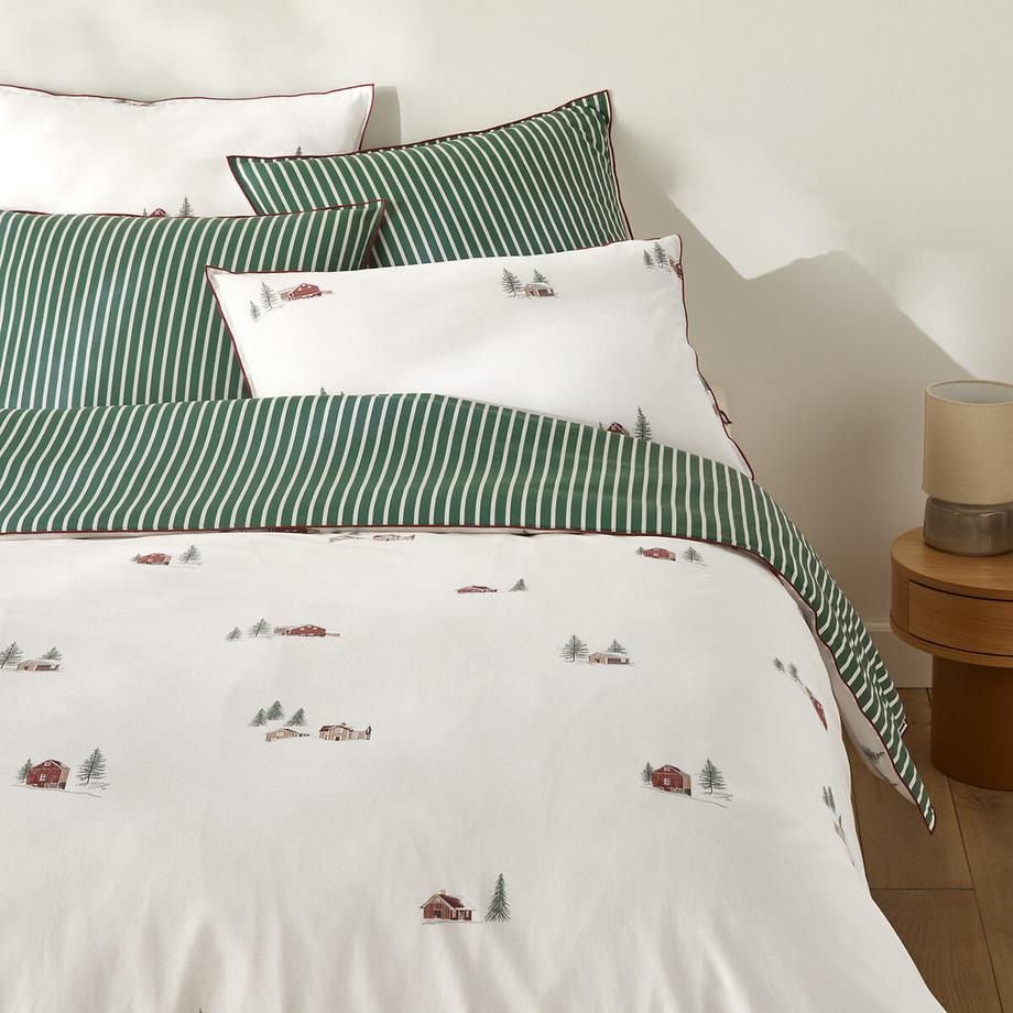 Housse de couette en coton lavé
