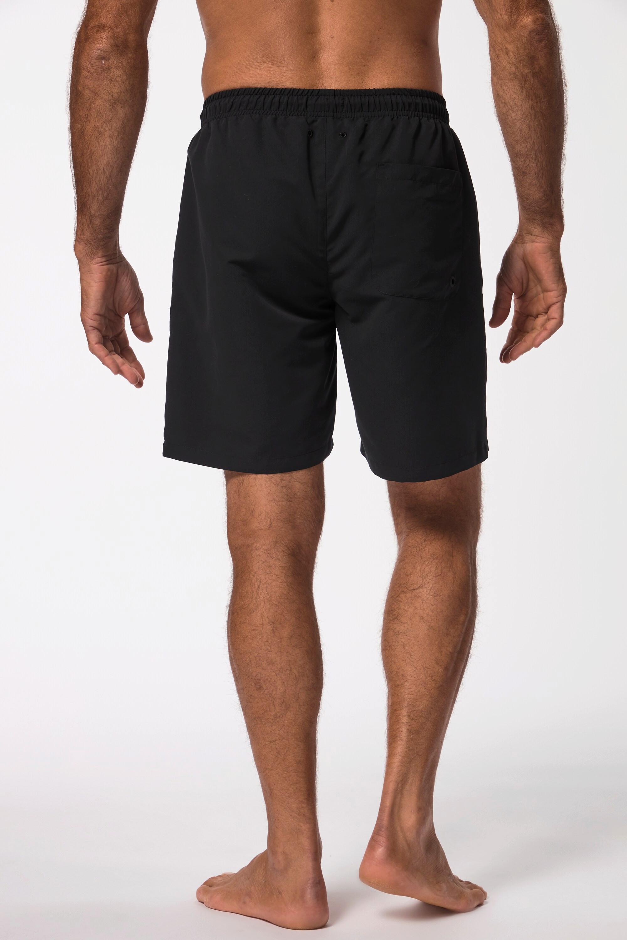 JP1880  Shorts da mare con cintura elastica e tasche con zip 