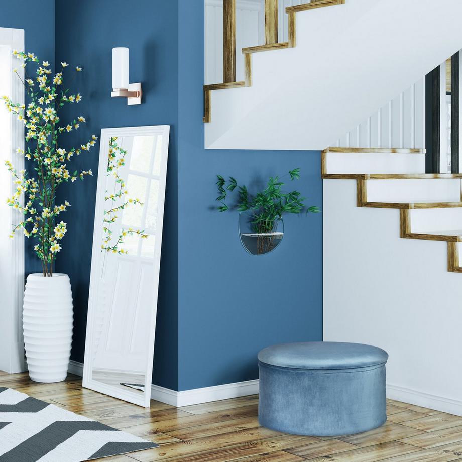 Northio Tabouret rond avec espace de rangement  