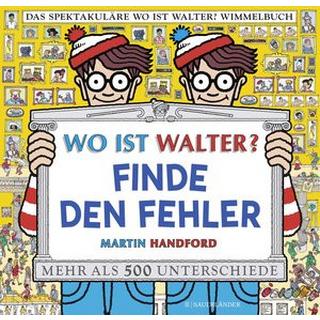 Wo ist Walter? Finde den Fehler Handford, Martin; Jänke, Cordula (Übersetzung) Copertina rigida 